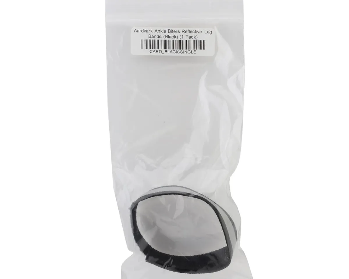 Aardvark Clothing Accessories|High Vis & Reflective|Ankle Biters Reflective Leg Bands (Black) (Single)