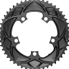 Absolute Black Chainrings & Accessories|Round Chainring (Black) (2 x 10/11/12 Speed) (110mm BCD) (Outer) (52T)