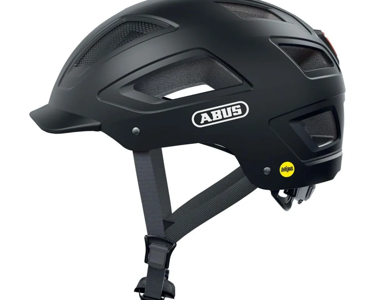 Abus Helmets|Hyban 2.0 MIPS Urban Helmet (Velvet Black) (52-58cm) (M)