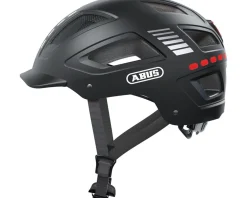 Abus Helmets|Helmets|Hyban 2.0 Urban Helmet (Signal Black) (52-58cm) (M) (w/Rear LED)