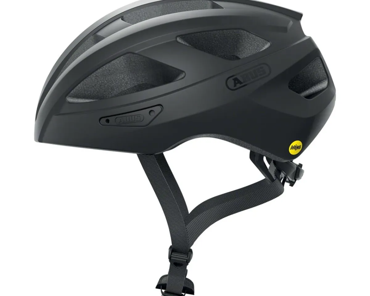 Abus Helmets|Helmets|Macator MIPS Helmet (Velvet Black) (51-55cm) (S)