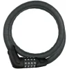 Abus Bike Locks|Steel-O-Flex 6615C Combination Cable Lock w/ Mount (Black) (31.5")