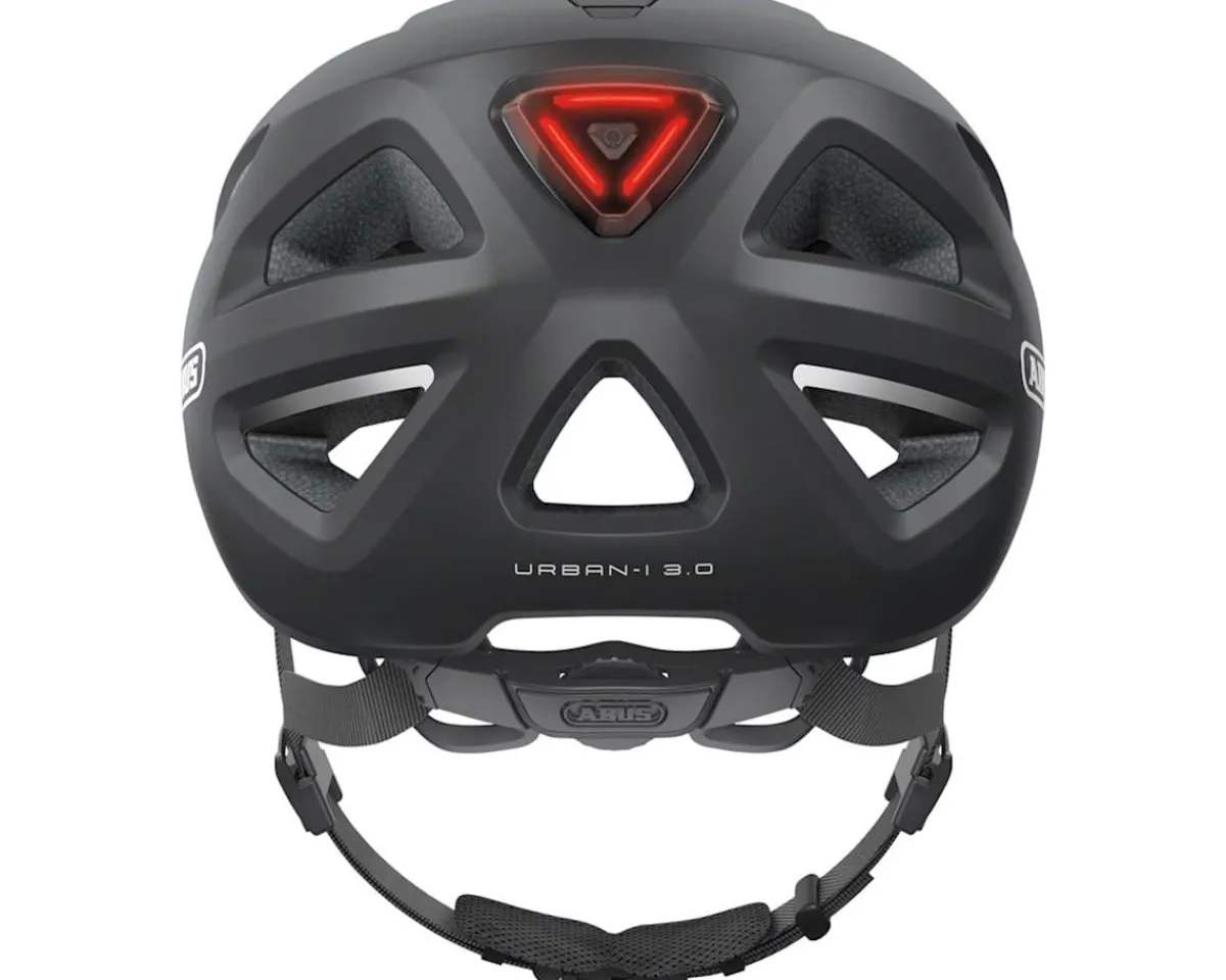 Abus Helmets|Urban-I 3.0 Helmet (Velvet Black) (S) (w/Rear LED)