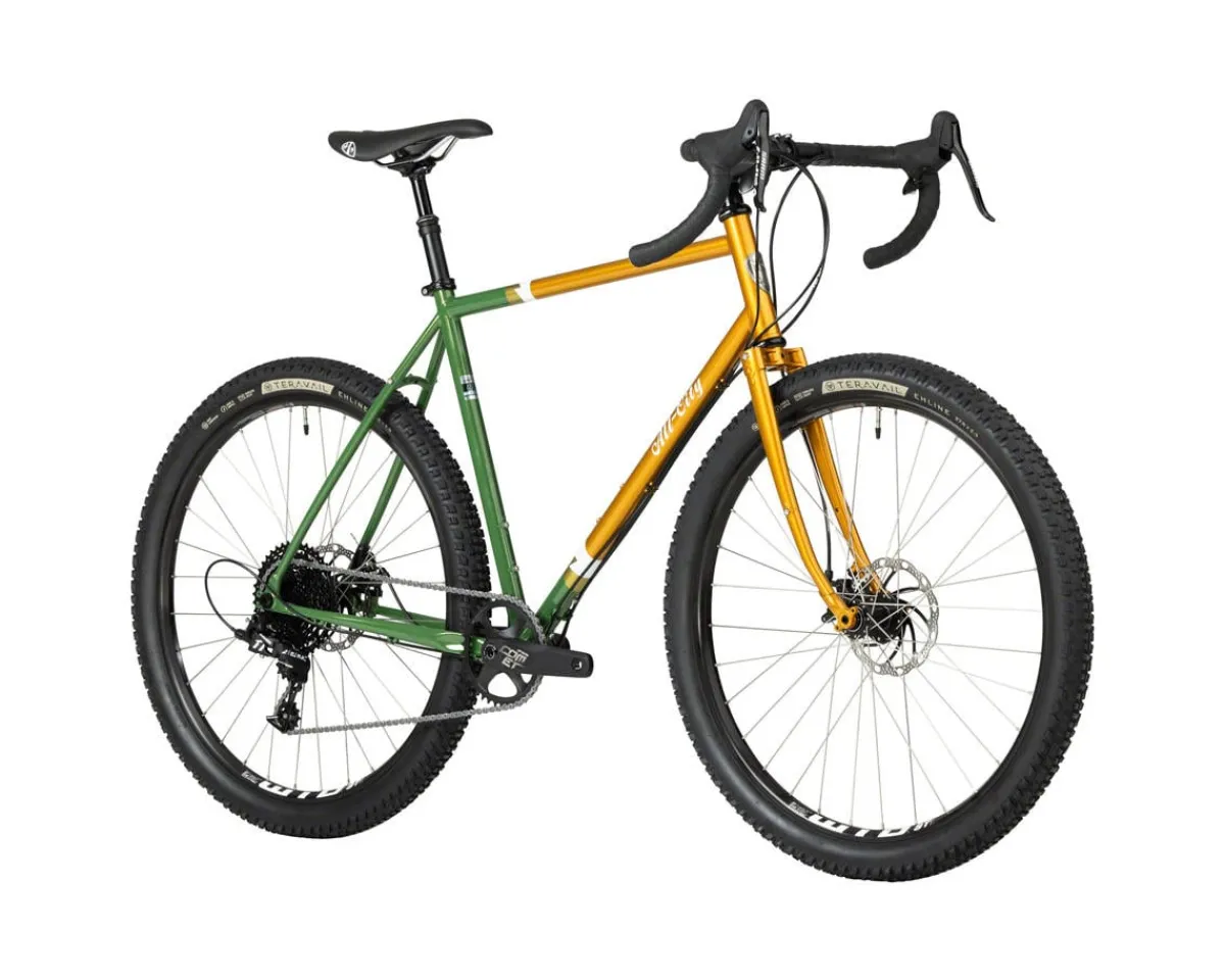 All-City Gravel Bikes|Gorilla Monsoon Gravel Bike (Tangerine Evergreen) (SRAM Apex) (43cm) (650b)