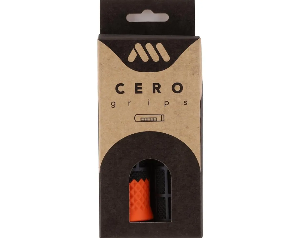 All Mountain Style Grips & Handlebar Tape|Cero Grips (Black/Orange) (132mm)