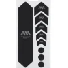 All Mountain Style Frame Protection & Decals|Honeycomb Frame Guard (Black)