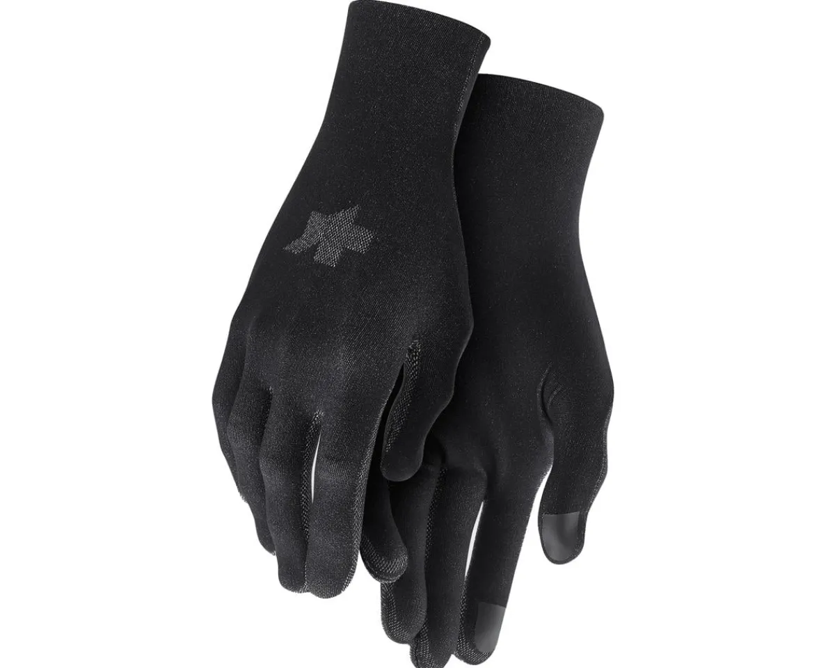 Assos Clothing Accessories|Spring Fall Liner Gloves EVO (Black Series) ( Size I)