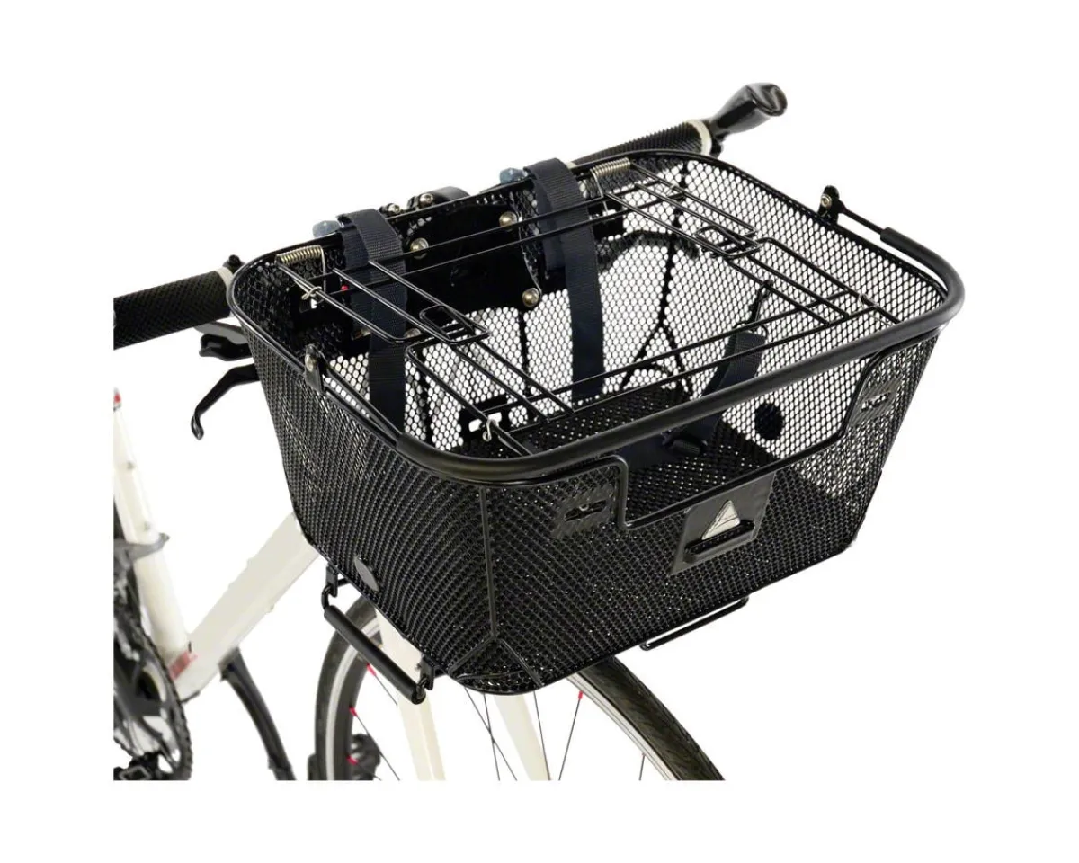 Axiom Racks, Fenders, & Trailers|Pet Basket (Black) (Mounts For Handlebars & Rack)