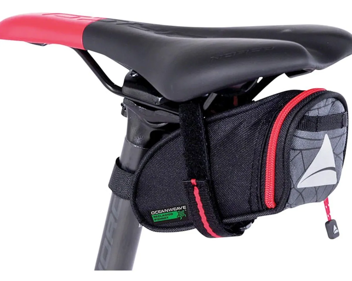 Axiom Bags & Packs|Saddles & Seats|Seymour Oceanweave Wedge Saddle Bag (Black/Grey) (0.5L)