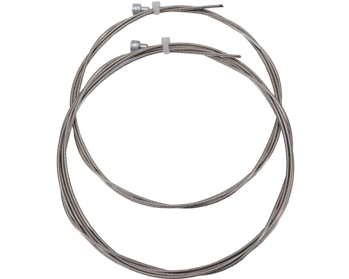 Aztec Brakes|Cables & Housing|Brake Cables (Stainless) (2 Pack) (1.6mm) (1200/2200mm) (Mountain Cable)