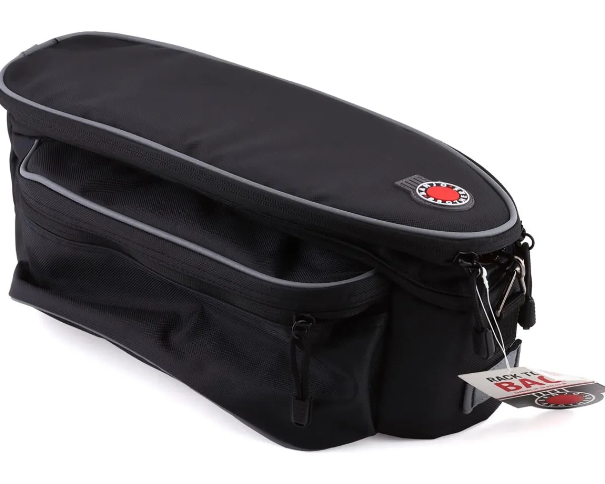 Banjo Brothers Bags & Packs|Expanding Rack Top Bag (Black) (12.7-15.2L)