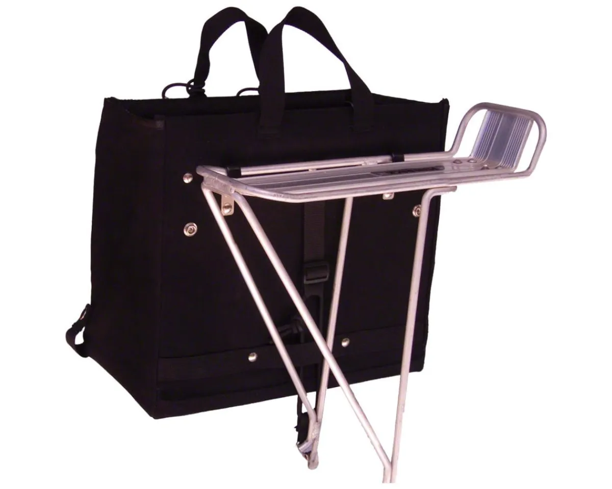 Banjo Brothers Bags & Packs|Minnehaha Canvas Grocery Pannier (Black)