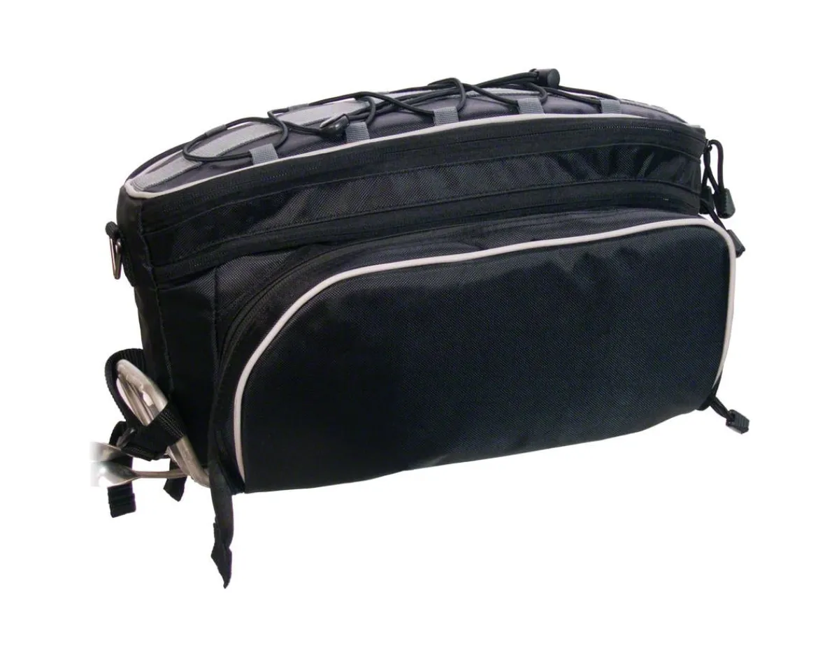 Banjo Brothers Bags & Packs|Rack Top Pannier Bag (Black) (14.7-21.3L)