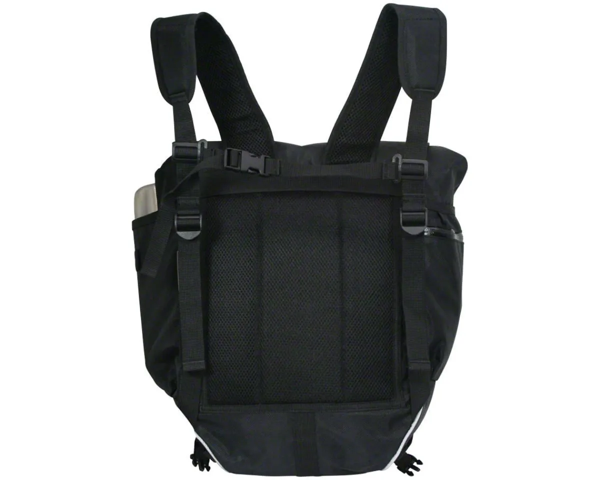 Banjo Brothers Bags & Packs|Waterproof Backpack Pannier (Black) (19L)