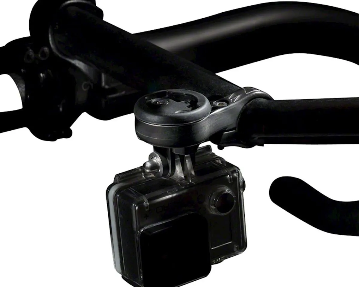 Bar Fly Bike Computers|Mounts & Handlebar Accessories|4 TT Multi Device Mount System (Black) (24/22.2mm) (Time Trial/Tri) (Garmin/Wahoo/GoPro & More)