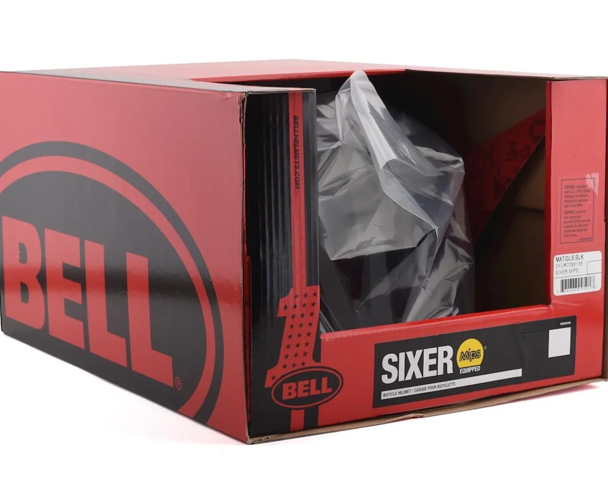 Bell Helmets|Helmets|Sixer MIPS Mountain Bike Helmet (Matte/Gloss Black) (S)
