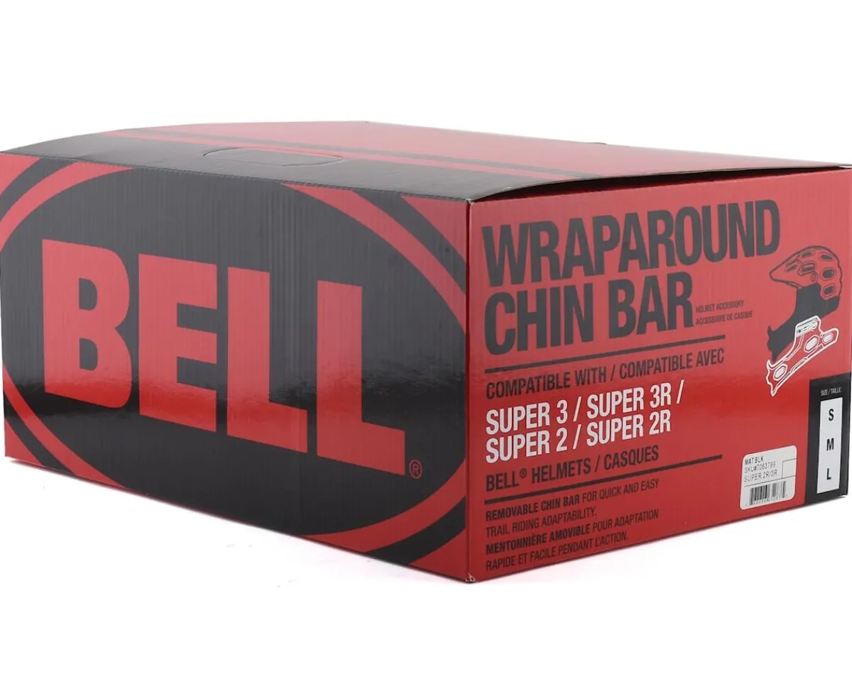 Bell Helmets|Clothing Sale|Super 2R Wraparound Chinbar (Matte Black) (S)