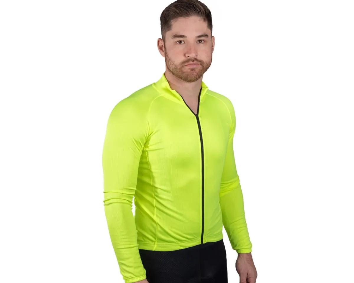 Bellwether High Vis & Reflective|Jerseys|Men's Draft Long Sleeve Jersey (Hi-Vis) (M)