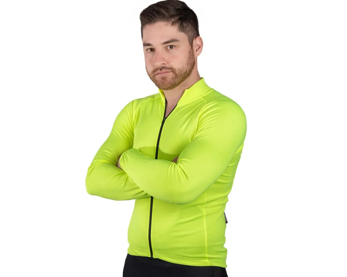 Bellwether High Vis & Reflective|Jerseys|Men's Draft Long Sleeve Jersey (Hi-Vis) (M)