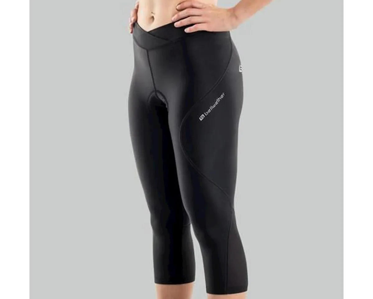 Bellwether Clothing Sale|Tights & Pants|Women's Capri Cycling Pant (Black) (XL) (w/ Chamois)