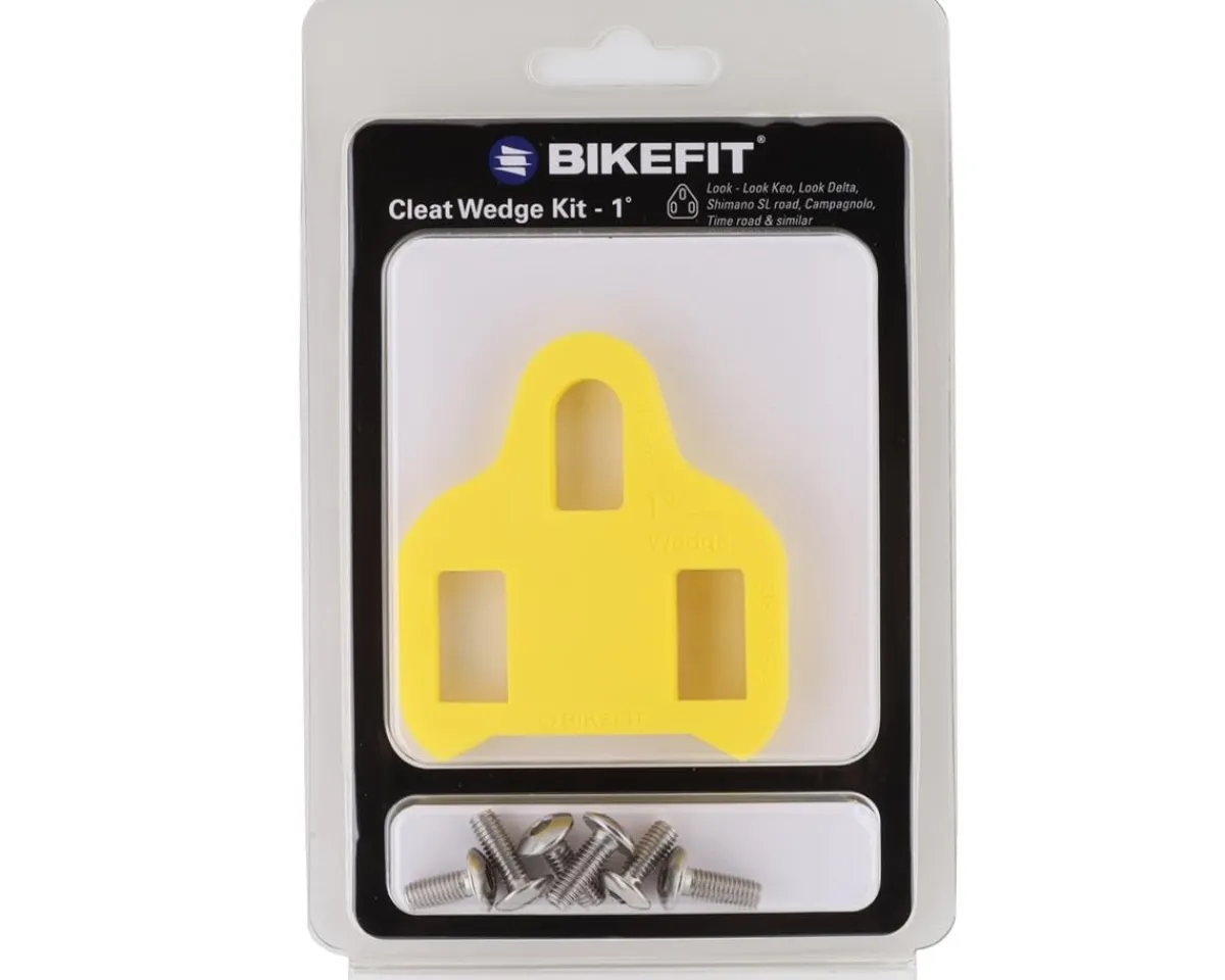 BikeFit Tools|3-Hole Look Cleat Wedges (1°) (8-Pack)
