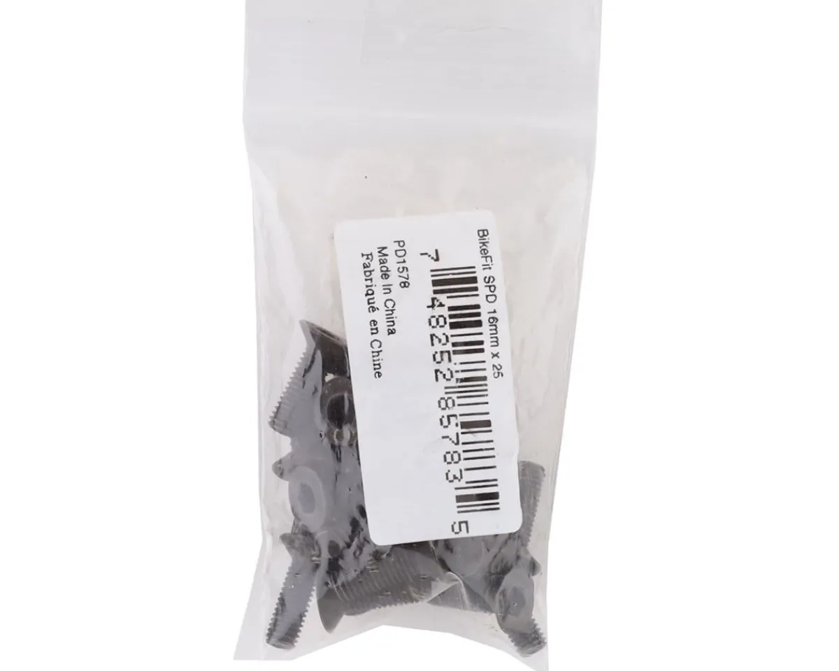 BikeFit Shoes|Pedals & Cleats|SPD Cleat Screws (25 Pack) (16mm)