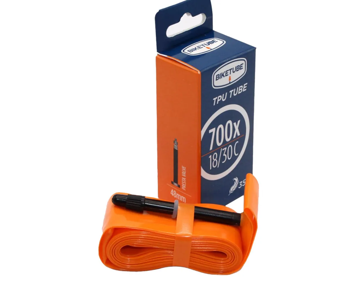 BikeTube Tubes|700c Road/Gravel Bike TPU Tube (Presta) (18 - 30mm) (48mm)