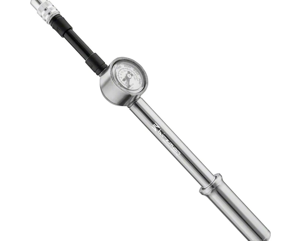 Birzman Pumps & Co2|Suspension|Macht Shock Pump w/ Gauge (Silver) (300 PSI)