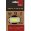 Blackburn Bike Lights|GRID 2'Fer Headlight/Tail Light (Black) (175/55 Lumens)