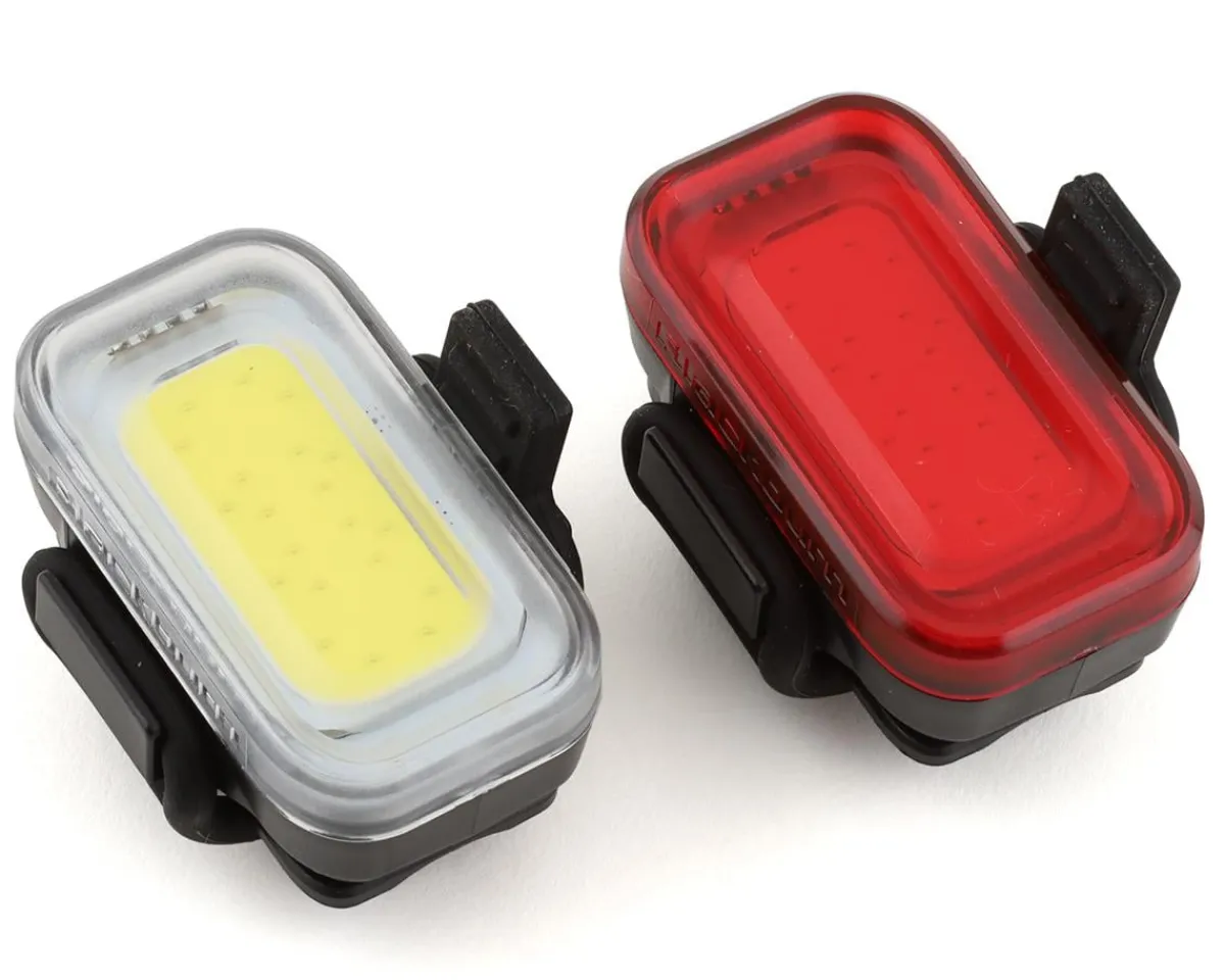 Blackburn Bike Lights|GRID Headlight & Tail Light Set (Black)