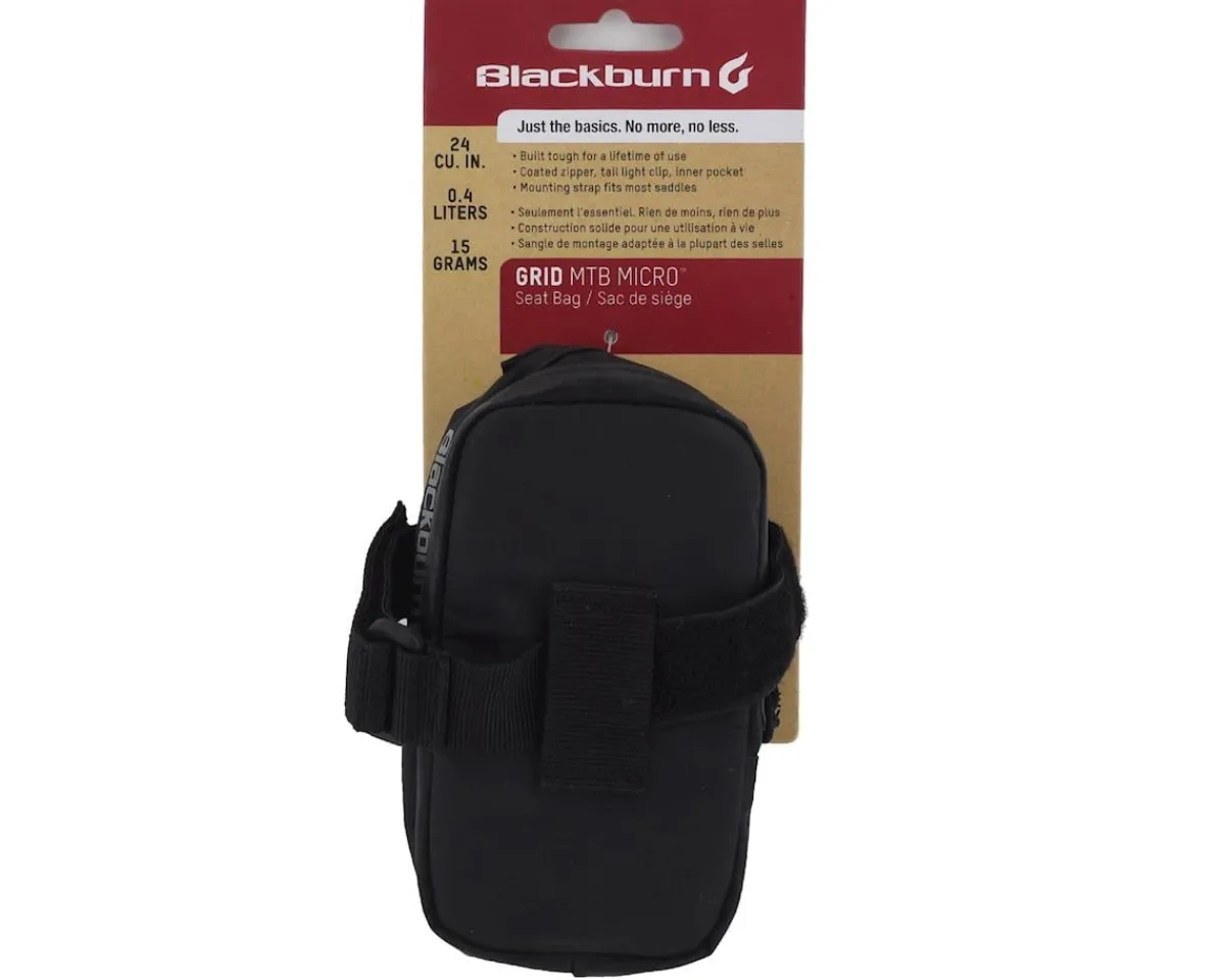 Blackburn Bags & Packs|Saddles & Seats|Grid MTB Saddle Bag (Black) (0.4L)