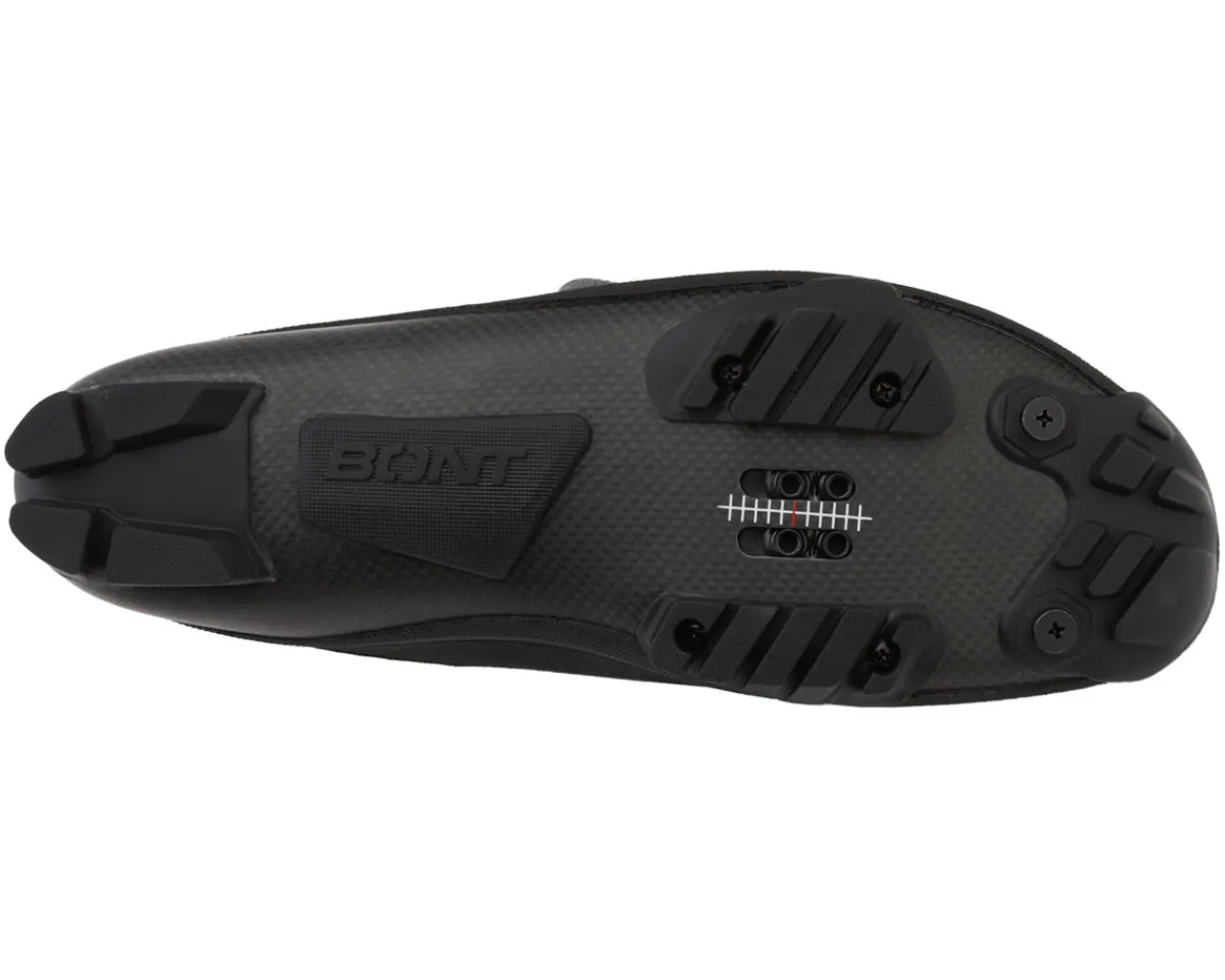 Bont Shoes|Shoes, Socks, & Footwear|Riot G Gravel/XC MTB Shoes (Black) (Wide Fit/Asian Fit) ( 44) (Wide)