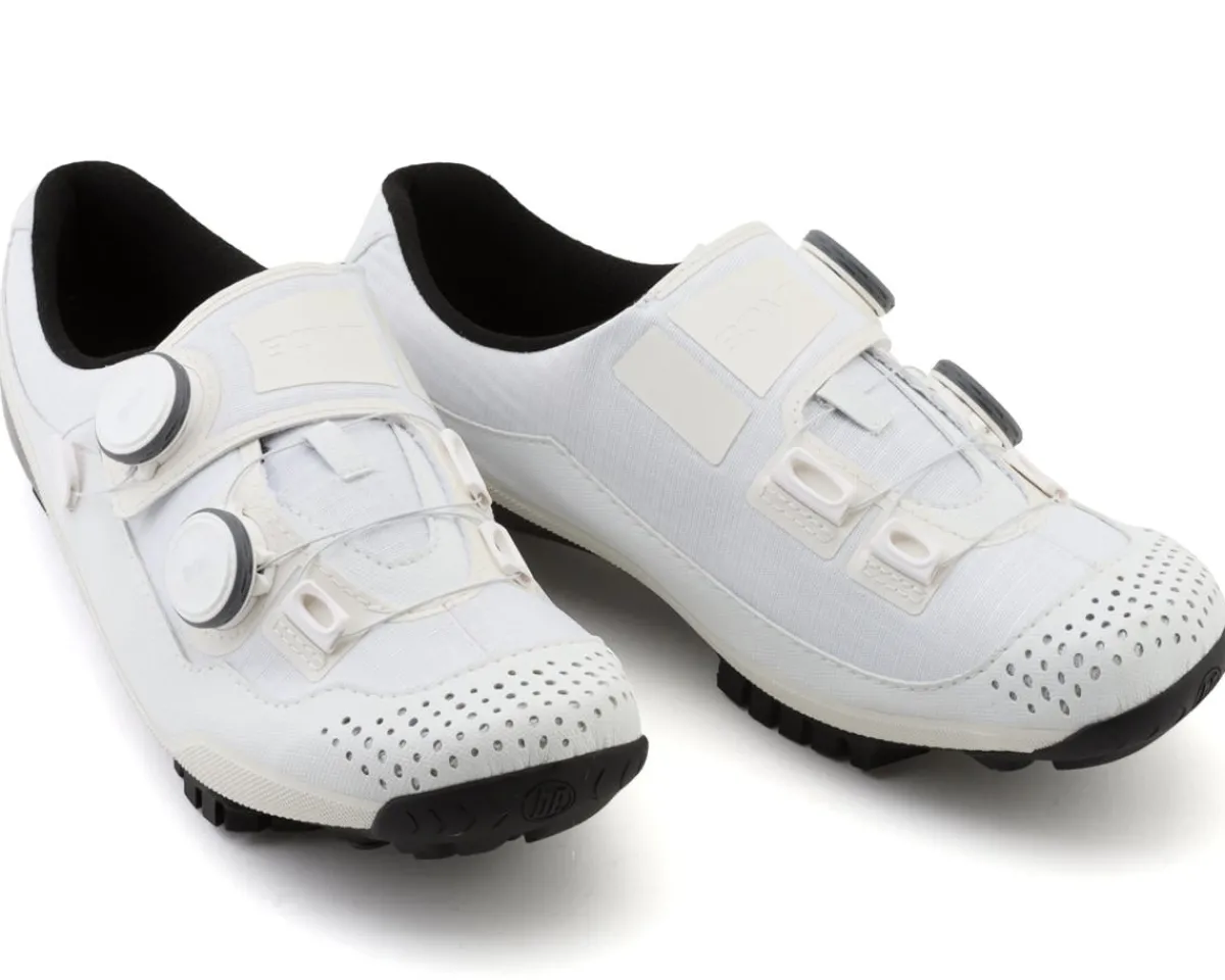 Bont Shoes|Shoes, Socks, & Footwear|Riot G Gravel/XC MTB Shoes (White) ( 41) (Standard Width)