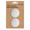 Bookman Clothing Accessories|Reflective Pins (Silver) (Pair)