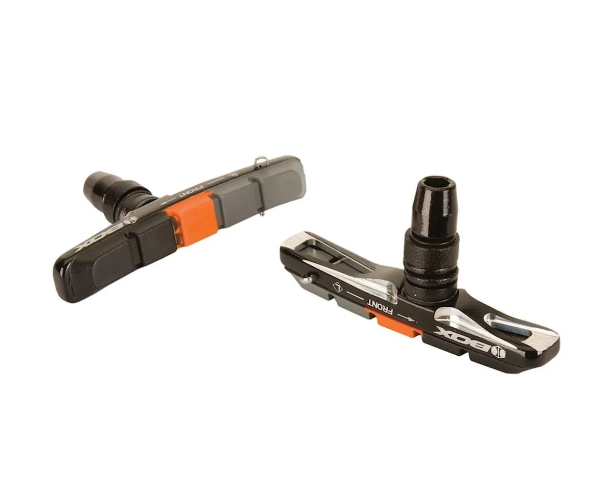 Box Brakes|One V-Brake Pads (Black) (1 Pair) (Threaded)