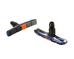 Box Brakes|One V-Brake Pads (Blue) (1 Pair) (Threaded)