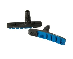 Box Brakes|Three V-Brake Pads (Blue) (1 Pair) (Threaded)