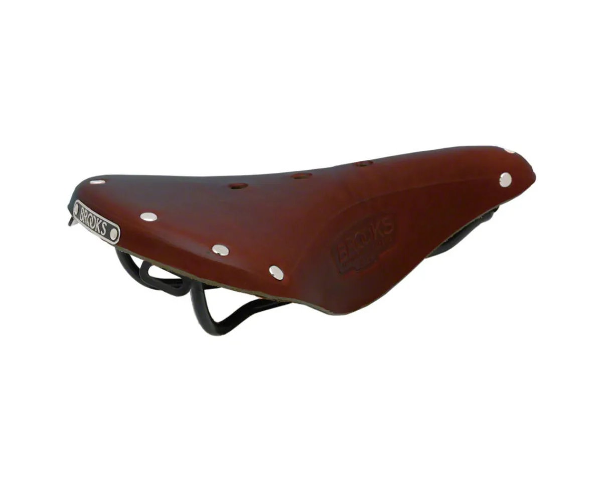 Brooks Saddles & Seats|B17 Saddle (Antique Brown) (Black Steel Rails) (170mm)