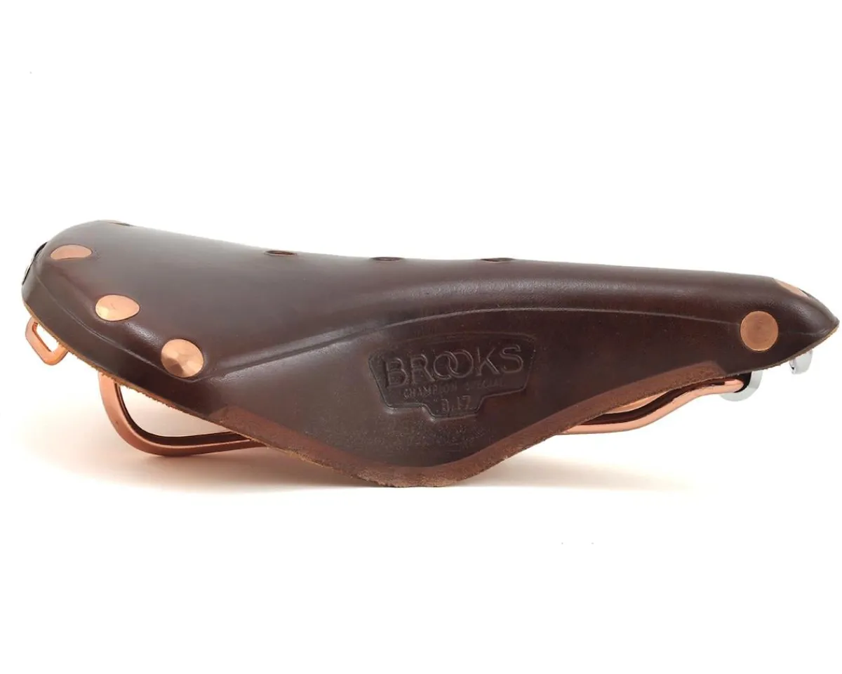 Brooks Saddles & Seats|B17 Special Leather Saddle (Antique Brown) (Copper Steel Rails) (175mm)
