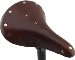 Brooks Saddles & Seats|B17 Women's Saddle (Antique Brown) (Black Steel Rails) (177mm)