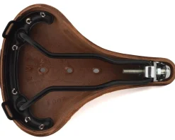 Brooks Saddles & Seats|B17 Women's Saddle (Antique Brown) (Black Steel Rails) (177mm)