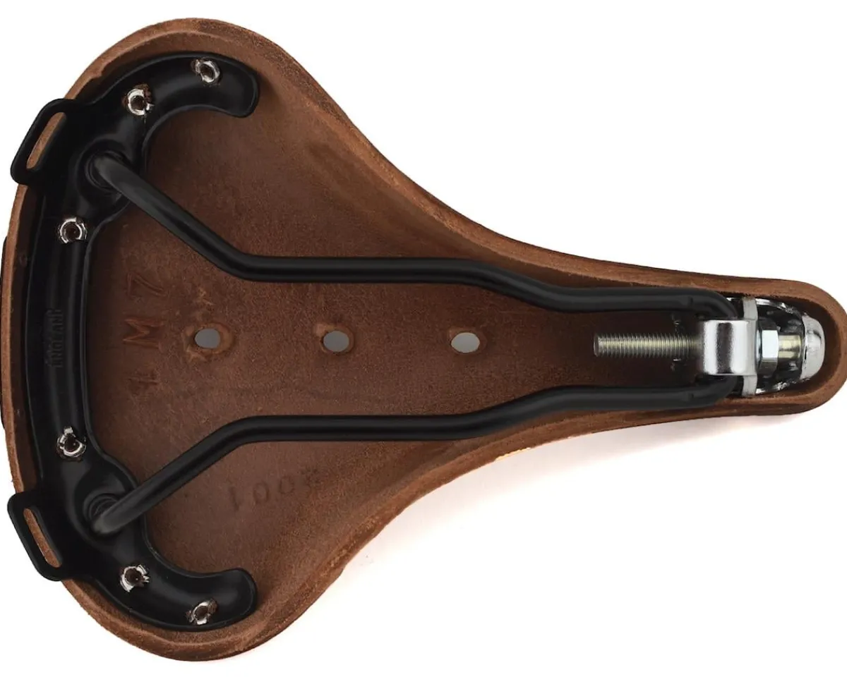 Brooks Saddles & Seats|B17 Women's Saddle (Antique Brown) (Black Steel Rails) (177mm)