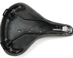Brooks Saddles & Seats|B17 Women's Saddle (Black) (Black Steel Rails) (177mm)