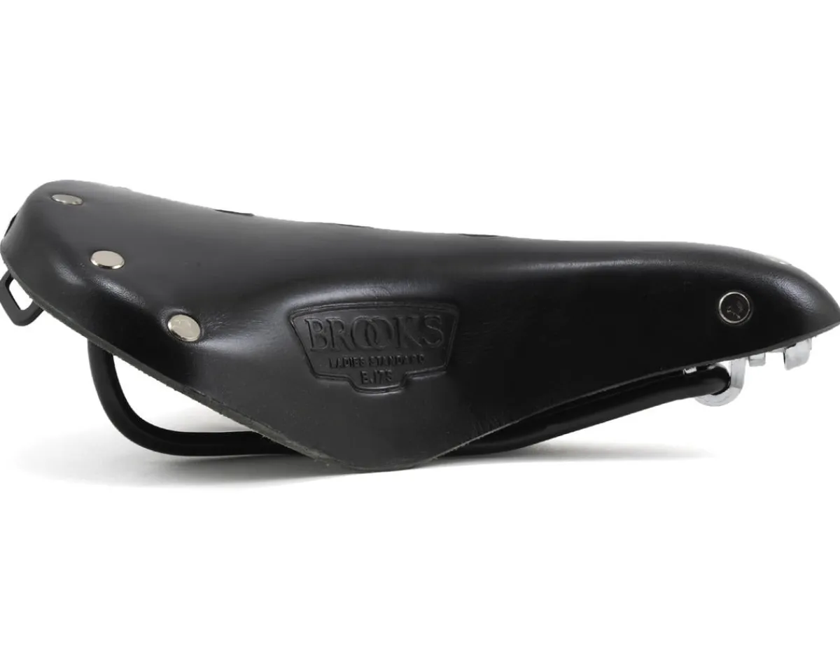 Brooks Saddles & Seats|B17 Women's Saddle (Black) (Black Steel Rails) (177mm)