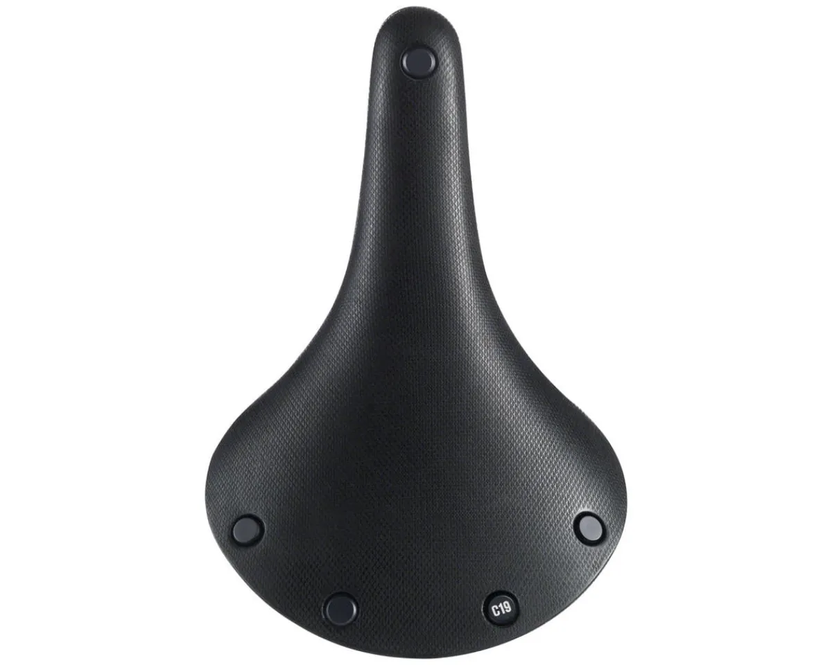 Brooks Saddles & Seats|Holiday Shopping|C19 Cambium Saddle (Black) (Steel Rails) (184mm)