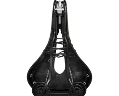 Brooks Holiday Shopping|Flyer Carved Saddle (Black) (Steel Rails)