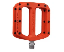 Burgtec Pedals & Cleats|MK4 Composite Flat Pedals (Iron Bro Orange)