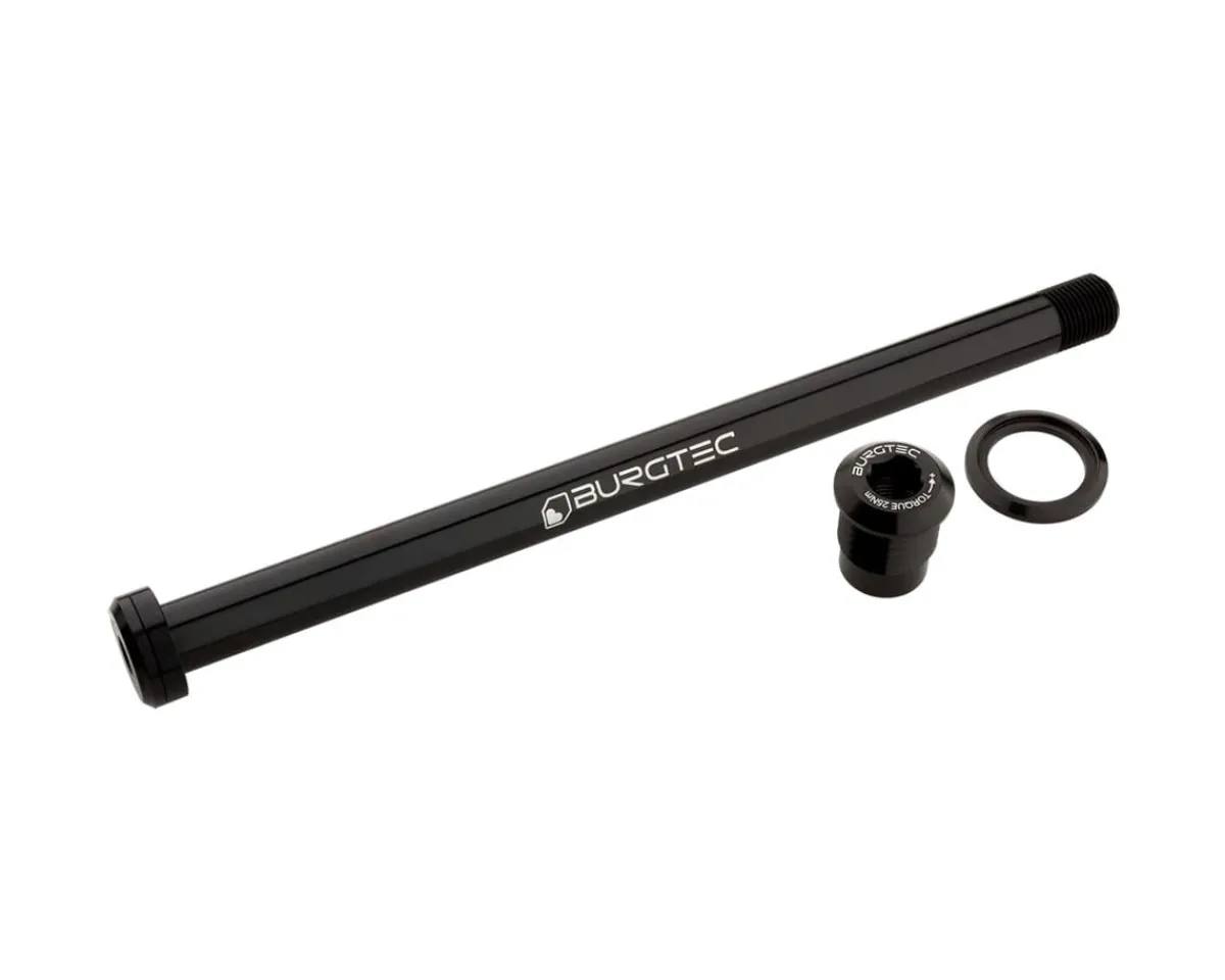 Burgtec Wheels & Parts|180mm x 12mm 1.00mm Pitch Rear Axle ( Black)