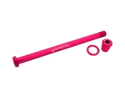Burgtec Wheels & Parts|Pivot 185.3mm UDH Rear Axle (Toxic Barbie Pink)