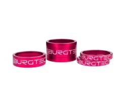 Burgtec Headsets & Spacers|Stem Spacer Kit (Toxic Barbie Pink)